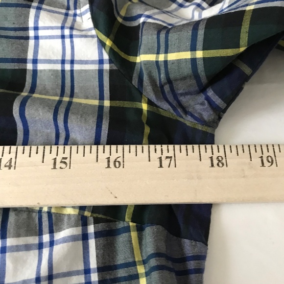 J. CREW Perfect Plaid Button Down Cotton Shirt Bundle Blue Red Boys Size 2T - Picture 14 of 16